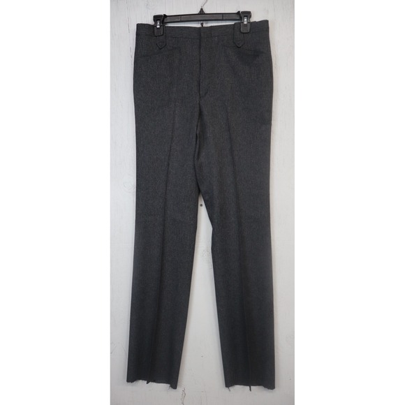 Circle S Other - Mens Circle S Ranch Pants 32x37 Unfinished Polyester‎ Pants Vintage Pearl Snap